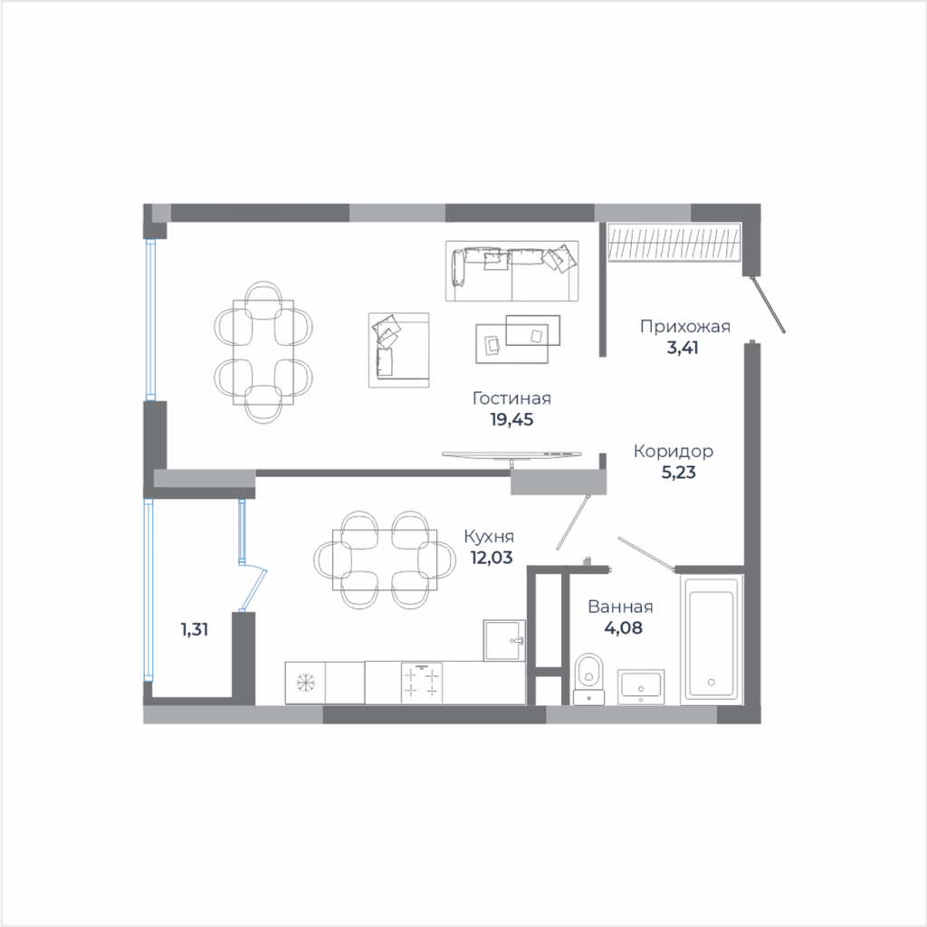 Ейск жилой модуль ландшафт